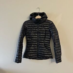 Lululemon Pack It Goose Down Jacket *Shine Black 4 Water Repellent Puffer